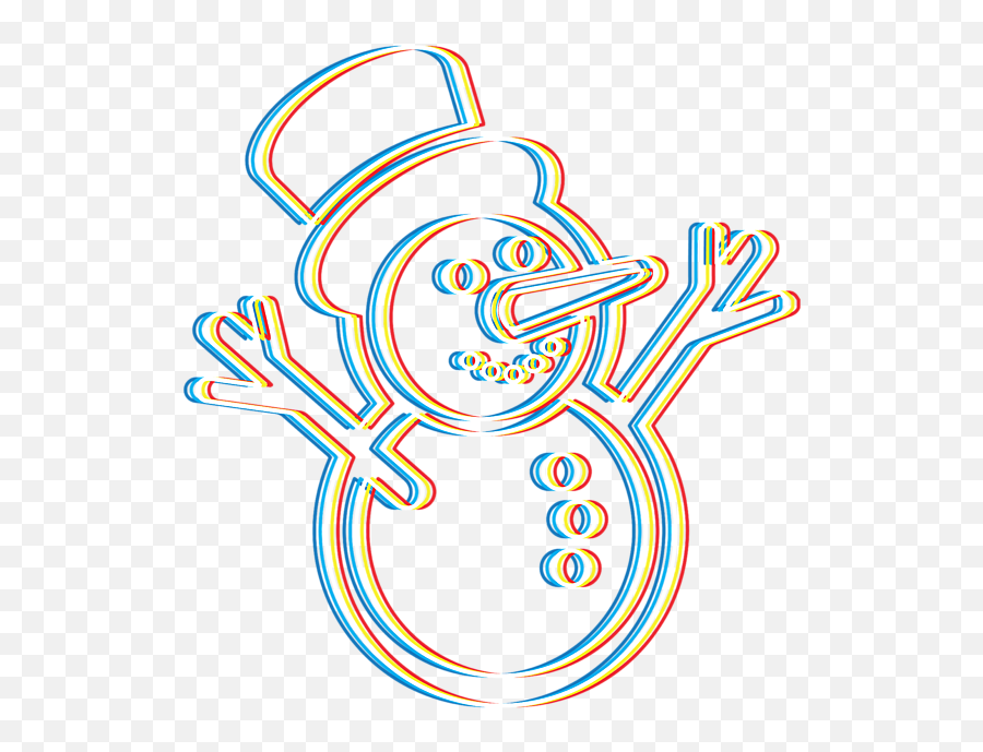 Psychedelic Snowman Psy Trance Music Trippy Christmas Party Winter Snow Gift Greeting Card - Dot Png,Trippy Png