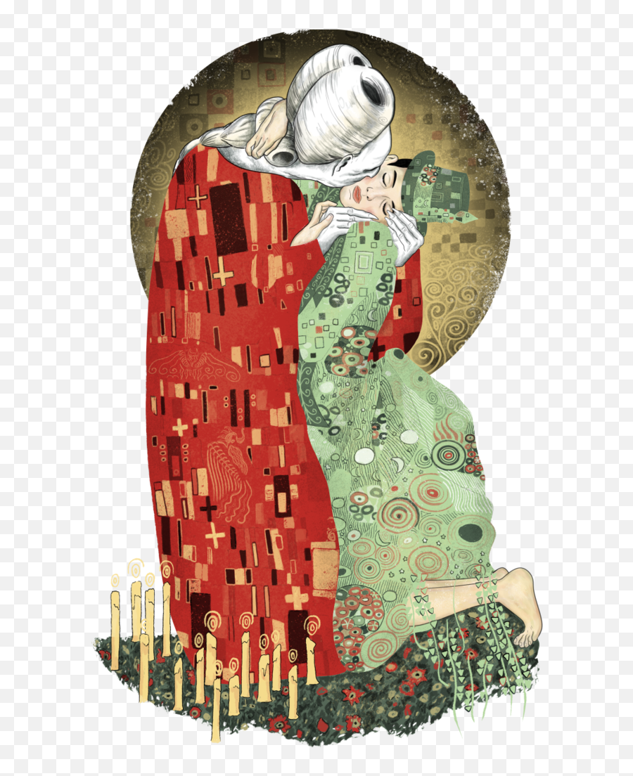 Download El Beso De Klimt Dracula Png Image With No - Bloody Kiss,Dracula Png