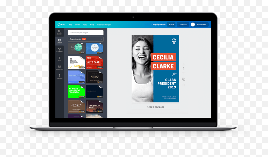 Free Online Campaign Poster Maker - Canva Slide Png,Poster Png