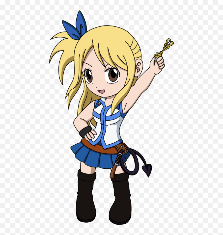 Lucy Fairy Tail Chibi Transparent Cartoon - Jingfm Lucy Fairy Tail Png,Lucy Png