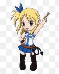 Lucy Fairy Tail Chibi Transparent Cartoon - Jingfm Lucy Fairy Tail Png,Lucy Png