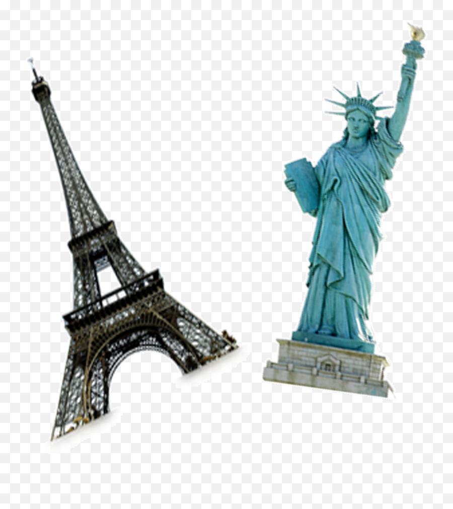 Eiffel Tower Silhouette Png - Statue Of Liberty Eiffel Tower Eiffel Tower,Statue Of Liberty Silhouette Png