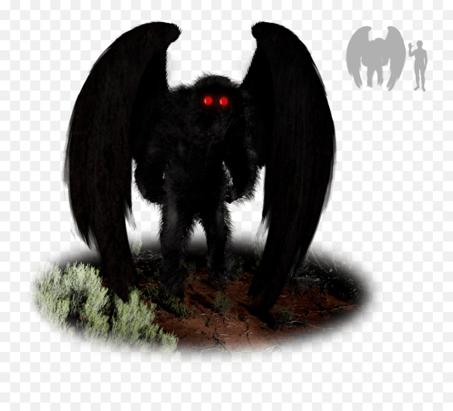 Shadow Monster - Mothman Wikipedia Transparent Png Mothman Prophecies,Shadow Monster Png