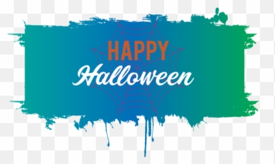 Halloween Logo Design Green For Happy - Poster png