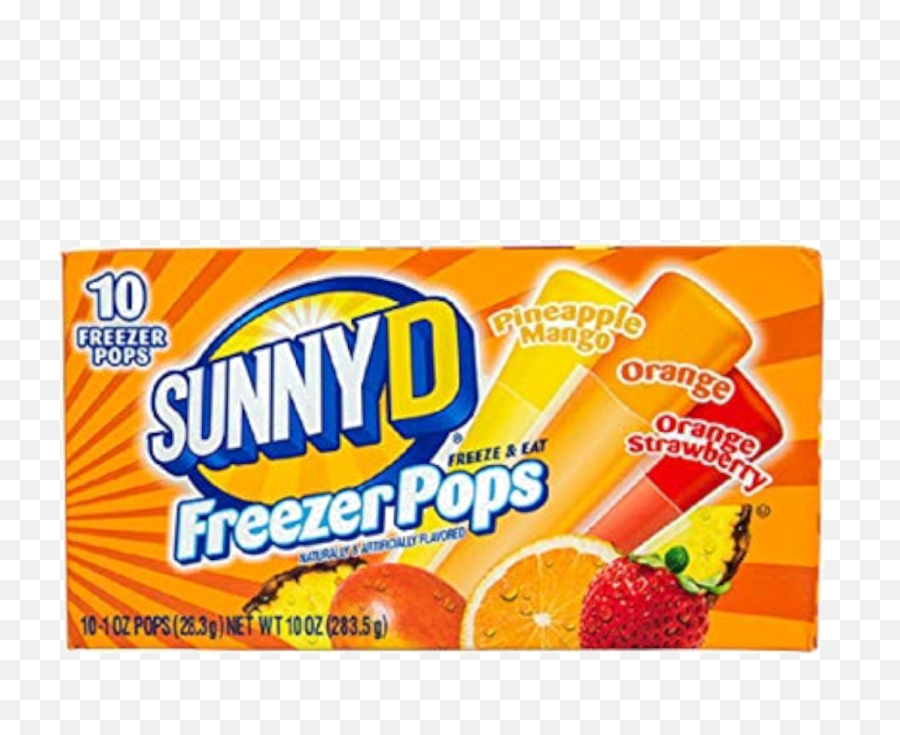 Sunnyd Freeze Pop 10 Pack U2013 Mental Munchies - Orange Png,Sunnyd Logo