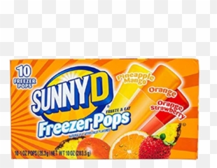 Sunnyd Freeze Pop 10 Pack U2013 Mental Munchies - Orange Png,Sunnyd Logo