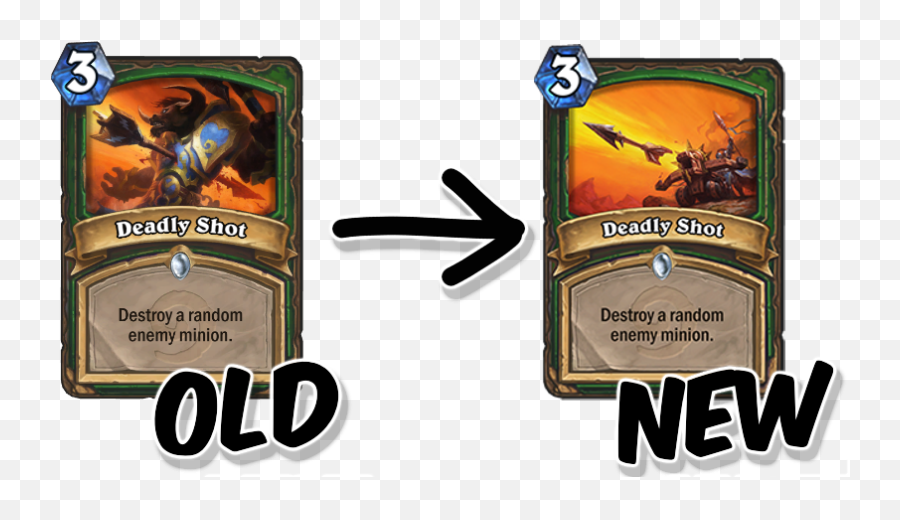 Hearthstone Artwork Changes Are Not Censorship Says Blizzard - Deadly Shot Hearthstone Art Change Png,Hearthstone Logo