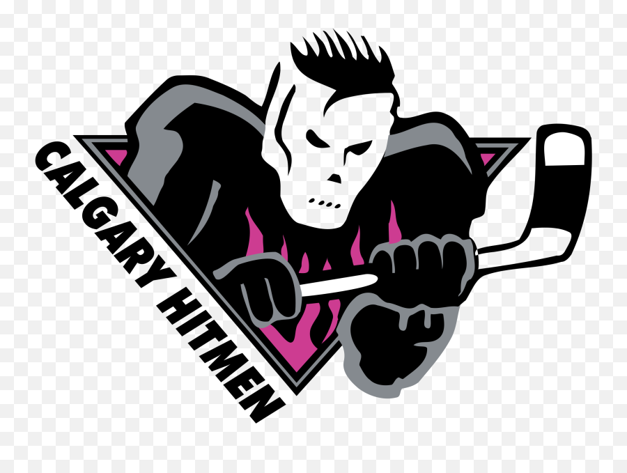 Calgary Hitmen Logo Pink Png Image With - Logo Calgary Hitmen,Hitmen Logo