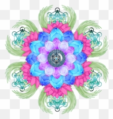 Lotus Flower Graphic Png - Blue Dragon Journal Cubo De Metatron Cube,Flower Graphic Png