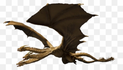 Ghidorah Png Hd - King Ghidorah Flying Transparent,King Ghidorah Png