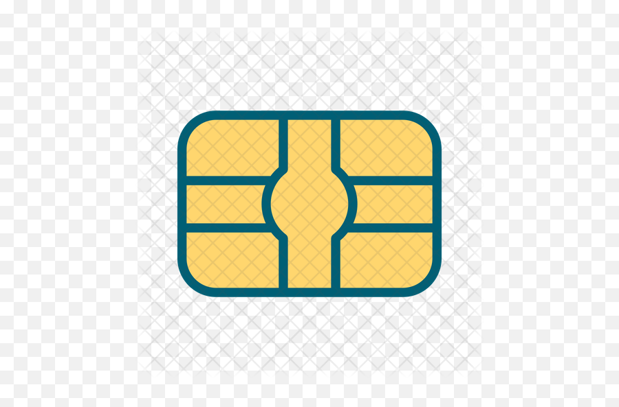 Credit Card Chip Icon Of Colored - Cctv Headquarters Png,Credit Card Png