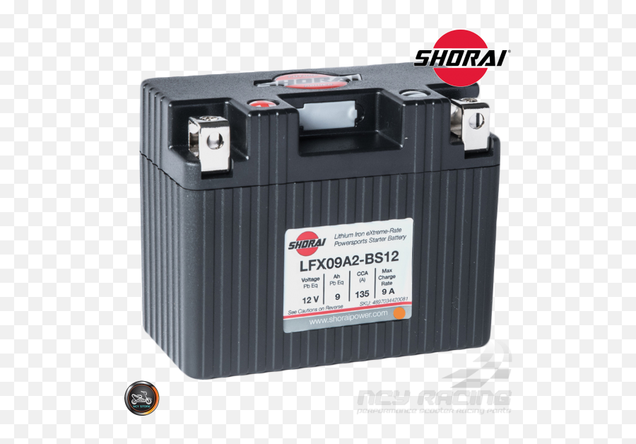 Shorai Lithium Battery 12v 9ah - Shorai Png,Lithium Icon Battery Top Cap Assembly