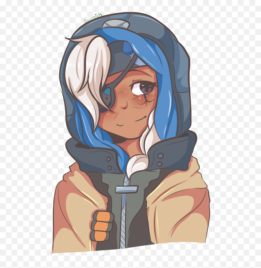 My First Attempt Of Drawing Ana Im Terrible - For Women Png,Overwatch Pachimari Icon
