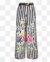 Download Delia Black White Stripes - Curtain png