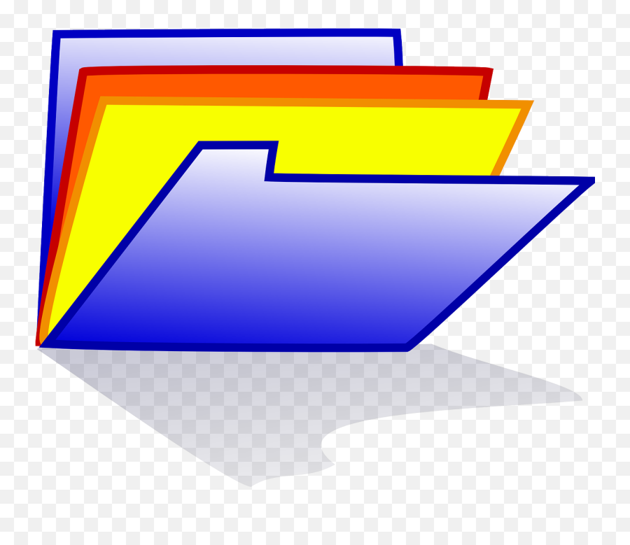 Folderofficefilepaperscolorful - Free Image From Needpixcom Imagen De Una Carpeta De Oficina Png,Office Folder Icon