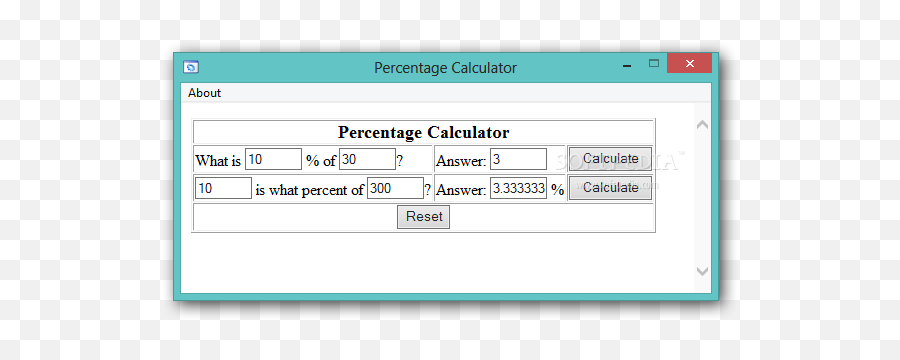 Download Percentage Calculator 1 - Vertical Png,Windows 7 Calculator Icon