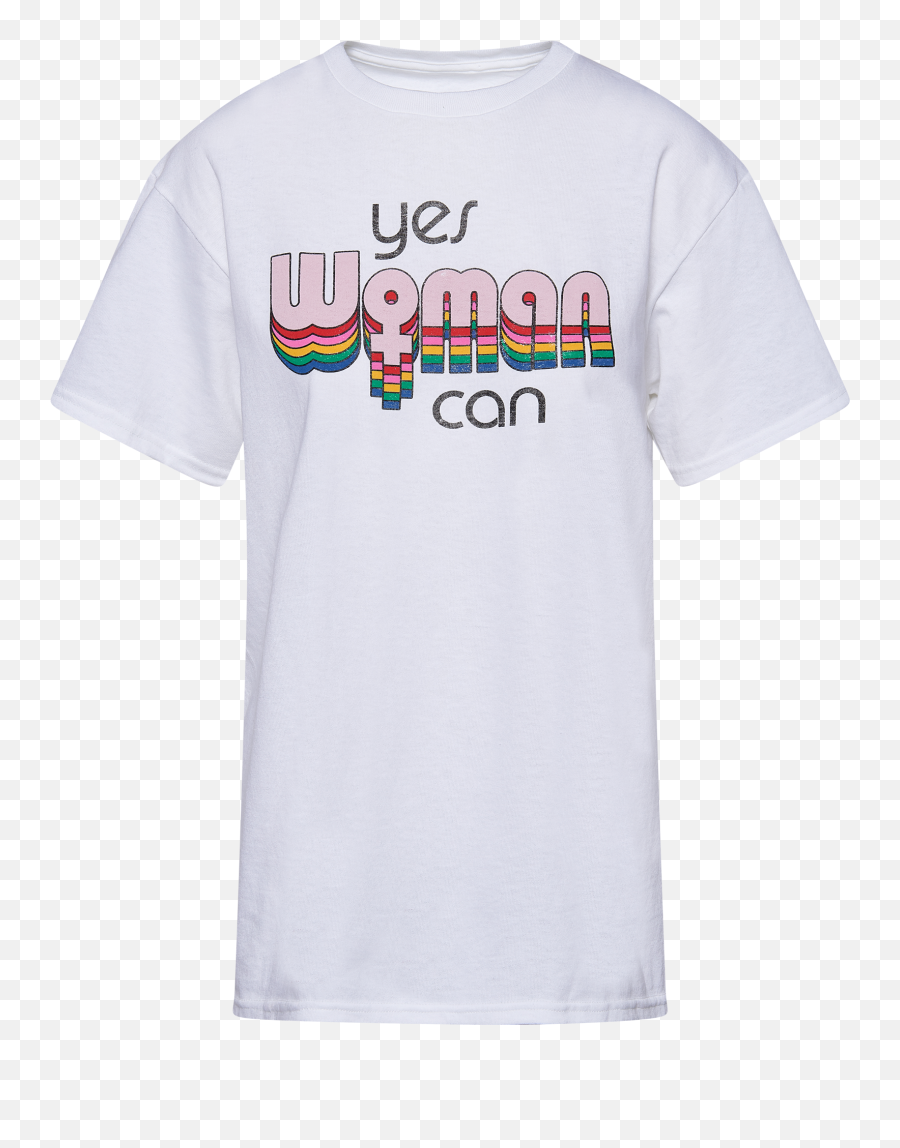 Womens Yes Women Can T - Shirt In White Short Sleeve Png,Dolce And Gabbana Icon T Shirts