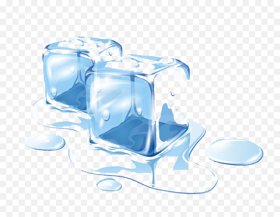 Ice Cube Melting Clip Art - Melting Ice Cube Png,Ice Cube Png