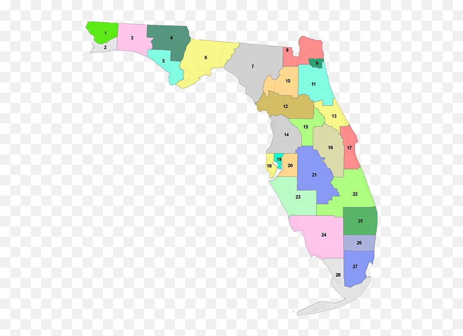 Masonic - 27 Districts Of Florida Png,Florida Map Png