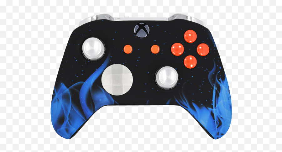 Custom Modded Gaming Controllers For Playstation Xbox - Xbox Controller Fire Design Png,Ps4 Controller Icon