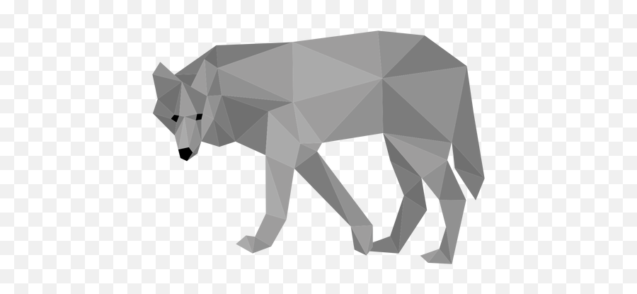 Wolf Predator Tail Low Poly Transparent Png U0026 Svg Vector - Wolf,Furry Wolf Icon