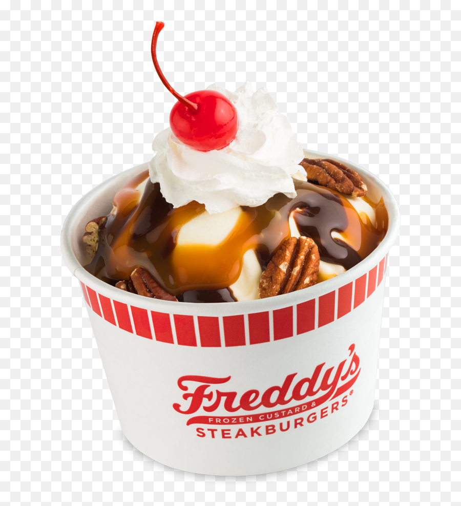 Freddyu0027s Frozen Custard Desserts - Turtle Sundae Png,Hot Fudge Sundae Icon