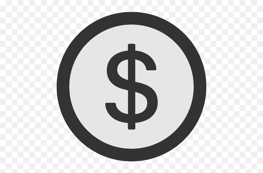 Dollar Icon Vector 5 - Money Logo Black And White Png,Dollars Icon