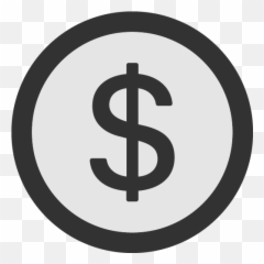 Dollar Icon Vector 5 - Money Logo Black And White Png,Dollars Icon
