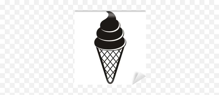 Wall Mural Ice Cream Icon - Pixersus Cone Ice Cream Vector Png,Ointment Icon