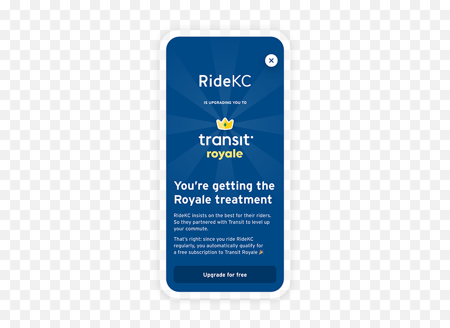 Get The Royale Treatment In Transit Blog Ridekc - Language Png,Transit Level Icon