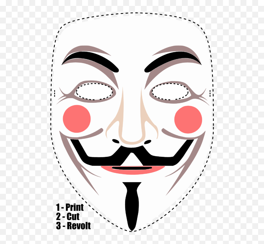 Guy Fawkes Mask Png Posted By Christopher Walker - Hacker Mask Png,Guy Fawkes Icon