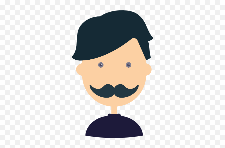 Man Avatar User Facial Hair People Business Profile - Avatar Moustache Png,Male Avatar Icon