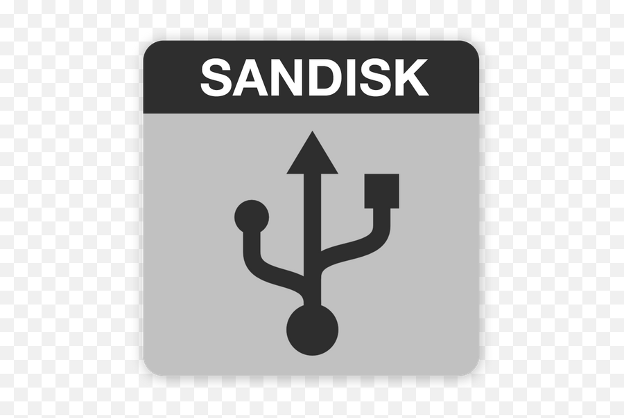 Sandisk Usb Grey2 - Download Free Icon Flader 2 Crazy Pack Transparent Usb Icon Png,Hdd Icon