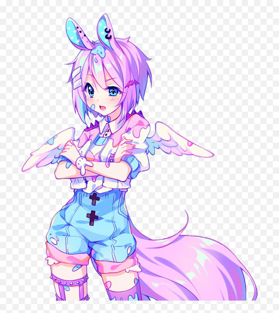 Hyanna Natsu Anime Transparent Cartoon - Jingfm Anime Pastel Goth Girl Png,Natsu Png