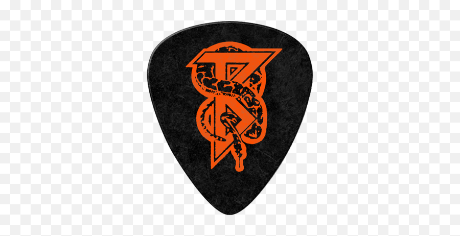 Beartooth - Snake B Logo Guitar Pick U2013 Red Bull Records Emblem Png,Guitar Logo