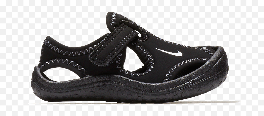 Black Nike Sunray Sandals Full Size Png Download Seekpng - Nike Sunray Protect Black 23 5,Sunray Png