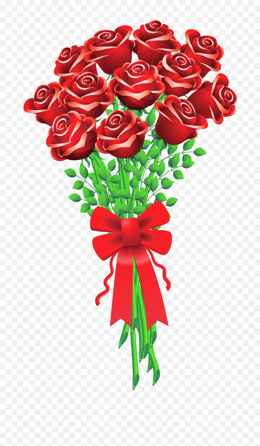 Rose Bouquet Png Clipart Picture - Bouquet Of Roses Clipart,Flower Cartoon Png