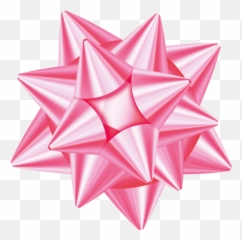 Download Pink Gift Bow - Blue Ribbon png Full Size Transparent