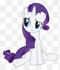 My Little Pony Rarity Sad Clipart - Mlp Rarity Vector Png,Rarity Png