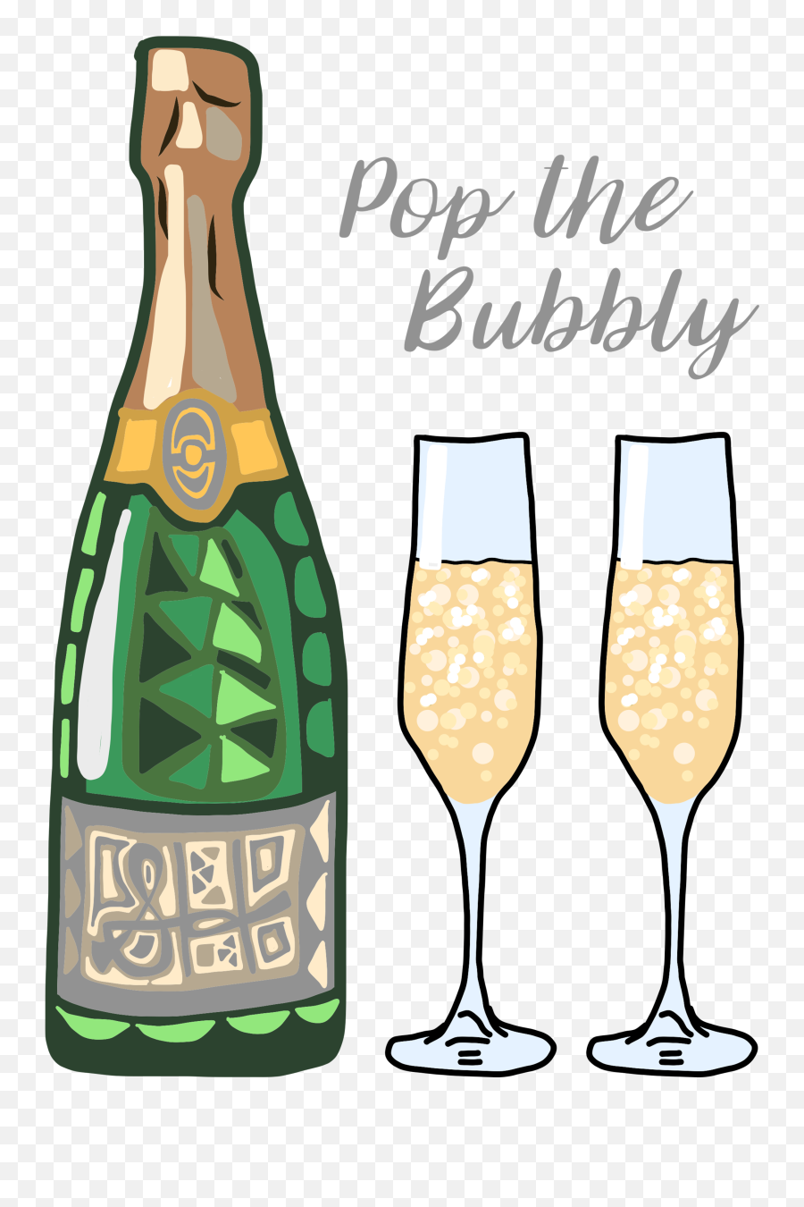 Download Hd Pop The Bubbly Champagne - Champagne Png,Champagne Pop Png