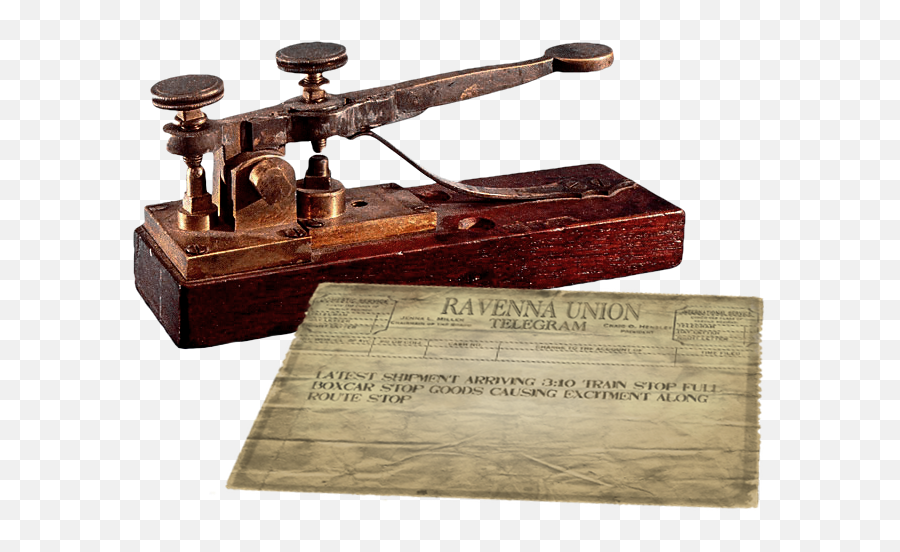 Png Free Old Telegram - Samuel Morse Telegraph,Telegram Png