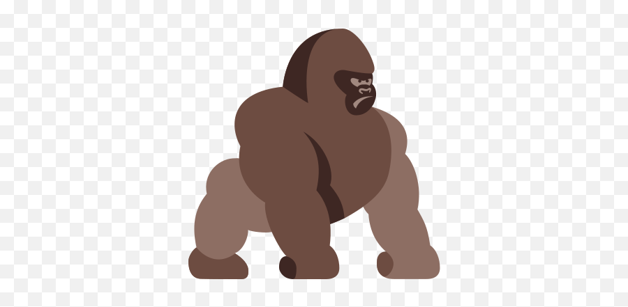 Gorilla Icon - Android Gorilla Background Png,Gorilla Cartoon Png