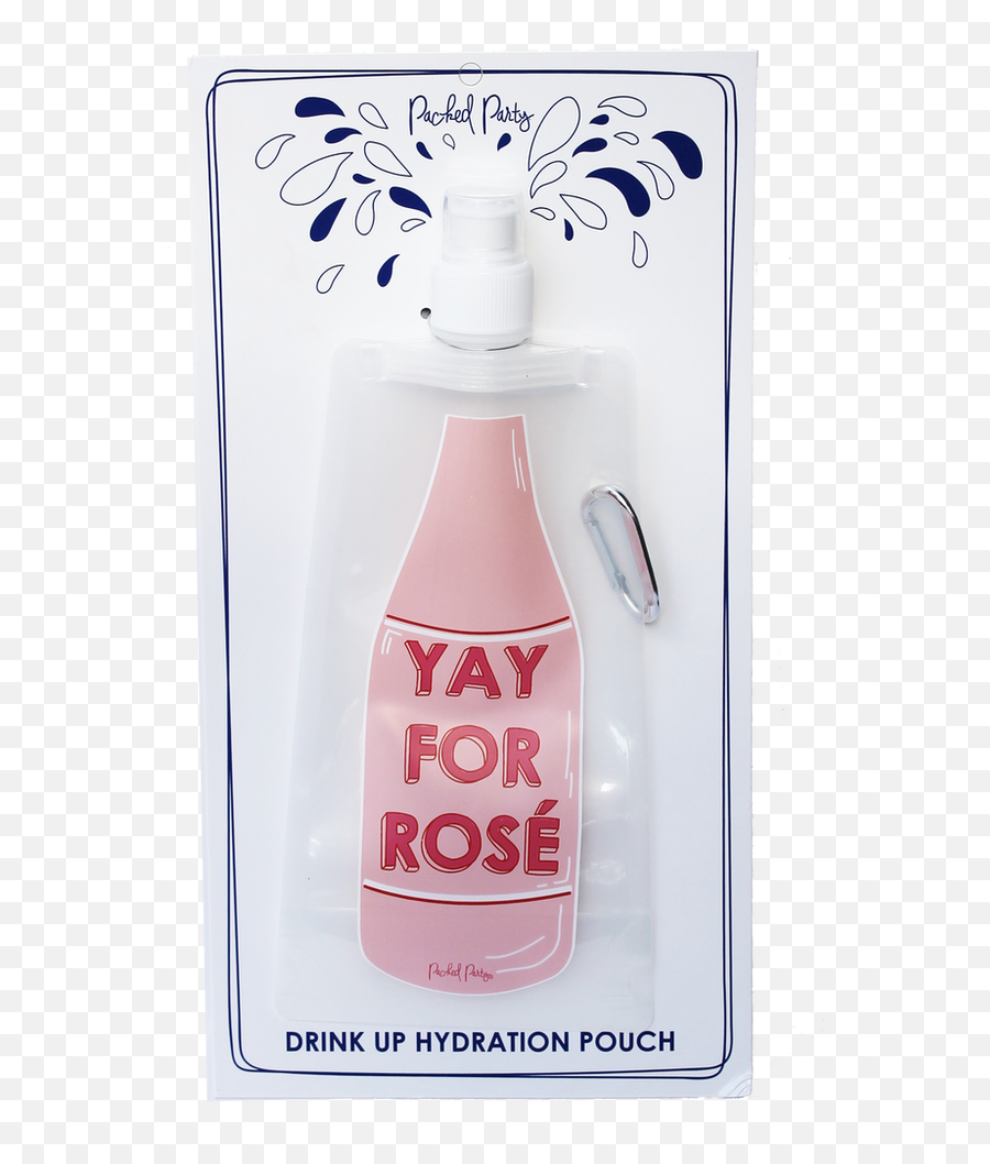 Packed Party Yay For Rose Hydration Pouch - Glass Bottle Png,Yay Png