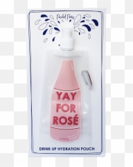 Packed Party Yay For Rose Hydration Pouch - Glass Bottle Png,Yay Png