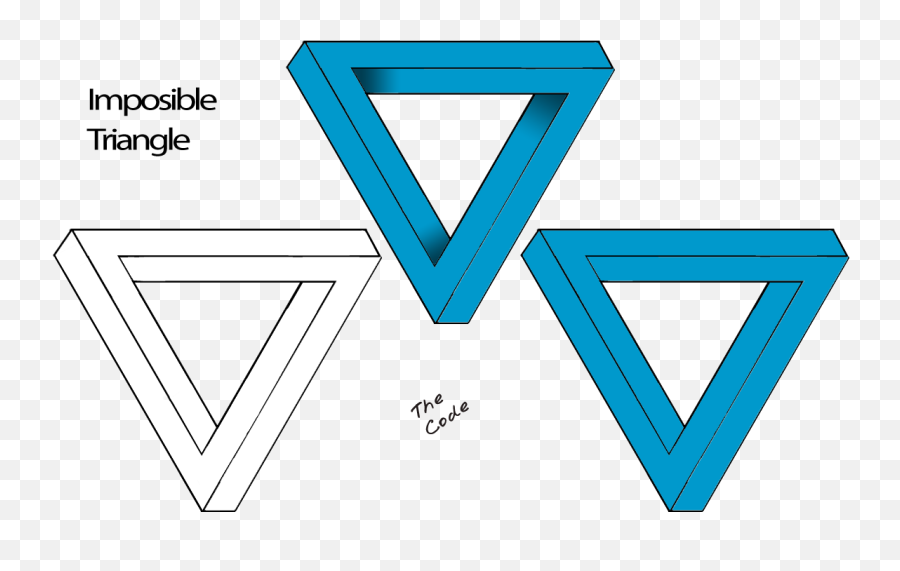 Impossible Triangle Vector Photoshop - Triangle Png,Triangle Vector Png
