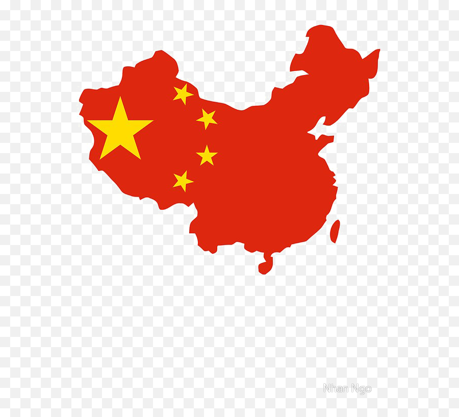 Download Hd China Flag Png Picture - China Flag Map Transparent Background,Chinese Flag Png