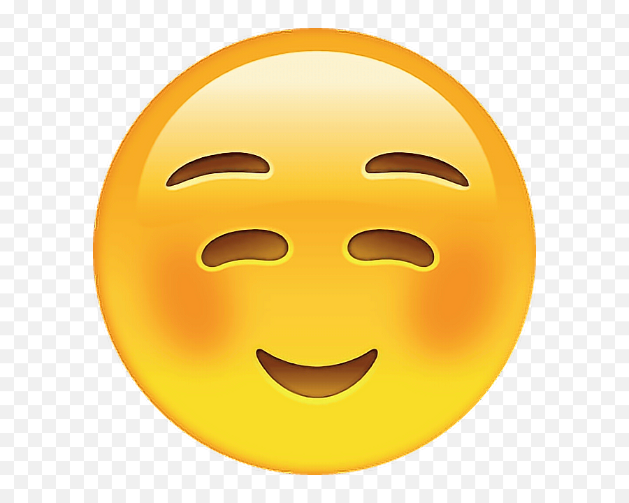 Emoji Happy Transparent U0026 Png Clipart Free Download - Ywd Blush Emoji Png,Happy Face Transparent Background