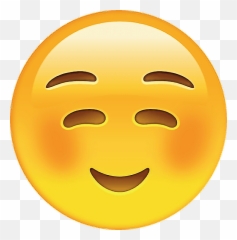 Emoji Happy Transparent U0026 Png Clipart Free Download - YWD Blush Png