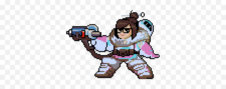 Reaper From Overwatch Pixie Engine - Create Mei Overwatch Pixel Art Png,Reaper Overwatch Png