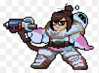 Reaper From Overwatch Pixie Engine - Create Mei Overwatch Pixel Art Png,Reaper Overwatch Png